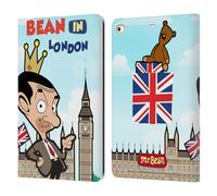 Head Case Designs sous Licence Officielle Mr. Bean: La Série Animée Bean à Londres Art Graphique Étui Portefeuille en Cuir Compatible avec Apple iPad 9.7 2017 / iPad 9.7 2018