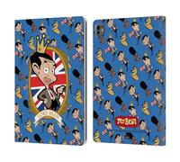Head Case Designs sous Licence Officielle Mr. Bean: La Série Animée Bean Royal Art Graphique Étui Portefeuille en Cuir Compatible avec Apple iPad Pro 13 M4 2024