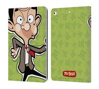 Head Case Designs sous Licence Officielle Mr. Bean: La Série Animée Visage Art Graphique Étui Portefeuille en Cuir Compatible avec Apple iPad 9.7 2017 / iPad 9.7 2018
