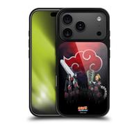 Head Case Designs sous Licence Officielle Naruto Shippuden Akatsuki Art oque en Gel renforcée [Protection de Qualité Militaire] Compatible avec Apple iPhone 17 Pro