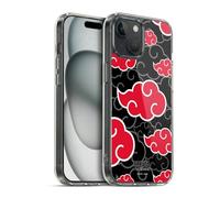 Head Case Designs sous Licence Officielle Naruto Shippuden Akatsuki Iconique Coque en Gel [Protection de Qualité Militaire] Compatible avec Apple iPhone 15 Et Compatible avec MagSafe