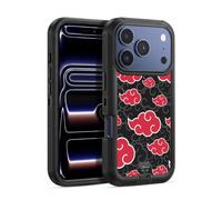 Head Case Designs sous Licence Officielle Naruto Shippuden Akatsuki Iconique Étui Antichoc Ultra-Blindé Compatible avec Apple iPhone 17 Pro Max
