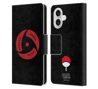 Head Case Designs sous Licence Officielle Naruto Shippuden Itachi Mangekyo Sharingan Iconique Étui Portefeuille en Cuir Compatible avec Apple iPhone 16