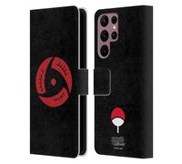 Head Case Designs sous Licence Officielle Naruto Shippuden Itachi Mangekyo Sharingan Iconique Étui Portefeuille en Cuir Compatible avec Samsung Galaxy S22 Ultra 5G