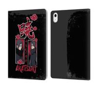 Head Case Designs sous Licence Officielle Naruto Shippuden Itachi Uchiha Akatsuki Art Étui Portefeuille en Cuir Compatible avec Apple iPad Air 11 2020/2022/2024/2025