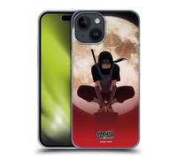 Head Case Designs sous Licence Officielle Naruto Shippuden Itachi Uchiha Lune Art Personnage Coque Dure pour l'arrière Compatible avec Apple iPhone 15
