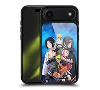 Head Case Designs sous Licence Officielle Naruto Shippuden Konoha Art Clé Coque en Gel renforcée [Protection de Qualité Militaire] Compatible avec Apple iPhone 17 Air