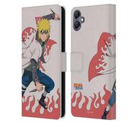 Head Case Designs sous Licence Officielle Naruto Shippuden Minato Namikaze Art Personnage Étui Portefeuille en Cuir Compatible avec Samsung Galaxy A05