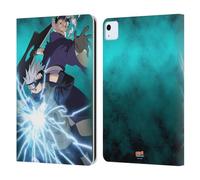 Head Case Designs sous Licence Officielle Naruto Shippuden Obito et Kakashi Art Clé Étui Portefeuille en Cuir Compatible avec Apple iPad Air 11 2020/2022/2024/2025
