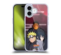 Head Case Designs sous Licence Officielle Naruto Shippuden Obito Naruto Sasuke Art Clé Coque en Gel [Protection de Qualité Militaire] Compatible avec Apple iPhone 16 Et Compatible avec MagSafe