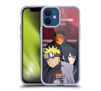 Head Case Designs sous Licence Officielle Naruto Shippuden Obito Naruto Sasuke Art Clé Coque en Gel [Protection de Qualité Militaire] Compatible avec Apple iPhone 12 Mini Et Compatible avec MagSafe