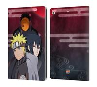 Head Case Designs sous Licence Officielle Naruto Shippuden Obito Naruto Sasuke Art Clé Étui Portefeuille en Cuir Compatible avec Apple iPad 10.2 2019/2020/2021