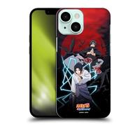 Head Case Designs sous Licence Officielle Naruto Shippuden Sasuke et Itachi Art oque Dure pour l'arrière Compatible avec Apple iPhone 13 Mini