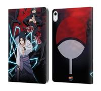 Head Case Designs sous Licence Officielle Naruto Shippuden Sasuke et Itachi Art Clé Étui Portefeuille en Cuir Compatible avec Apple iPad 10.9 2022/2025