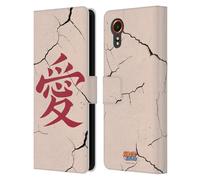 Head Case Designs sous Licence Officielle Naruto Shippuden Tatouage de Gaara Iconique Étui Portefeuille en Cuir Compatible avec Samsung Galaxy Xcover7 5G