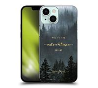 Head Case Designs sous Licence Officielle Nature Magick Arbres Alors L'Aventure Commence Citation Coque Dure pour l'arrière Compatible avec Apple iPhone 13 Mini