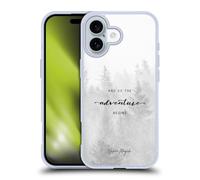 Head Case Designs sous Licence Officielle Nature Magick Black and White Forest So The Adventure Begins Coque en Gel [Qualité Militaire] Compatible avec Apple iPhone 16 Et Compatible avec MagSafe