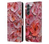 Head Case Designs sous Licence Officielle Nature Magick Coquelicot Glots De Peinture Étui Portefeuille en Cuir Compatible avec Samsung Galaxy A25 5G