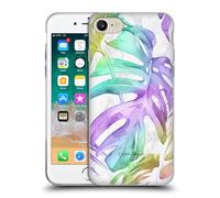 Head Case Designs sous Licence Officielle Nature Magick Rainbow Leaf Feuilles Tropicales De Palmier sur Marbre Coque en Gel [Qualité Militaire] Compatible avec Apple iPhone 7/8 / SE 2020 & 2022