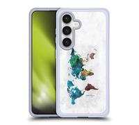 Head Case Designs sous Licence Officielle Nature Magick Terre Bleu Carte du Monde sur Marbre Coque en Gel [Protection de Qualité Militaire] Compatible avec Samsung Galaxy S24 5G
