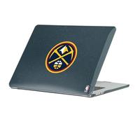 Head Case Designs sous Licence Officielle NBA Badge Bleu Nuit Denver Nuggets Logo Coque Ordinateur Portable Noir Pailleté Compatible avec MacBook Air 13.6" A2681/A3113/A3240 2022/2024/2025