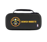 Head Case Designs Sous Licence Officielle NBA Badge Bleu Nuit Denver Nuggets Logo Étui De Transport Rigide De Voyage compatible avec Nintendo Switch 2