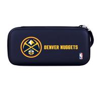 Head Case Designs Sous Licence Officielle NBA Badge Bleu Nuit Denver Nuggets Logo Étui De Transport Rigide De Voyage compatible avec Nintendo Switch