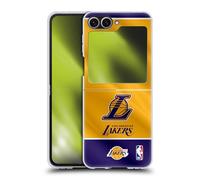 Head Case Designs sous Licence Officielle NBA Bannière Horizontale Los Angeles Lakers Coque Dure pour l'arrière Compatible avec Samsung Galaxy Z Flip6