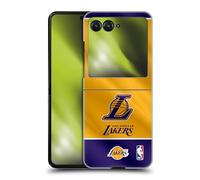 Head Case Designs sous Licence Officielle NBA Bannière Horizontale Los Angeles Lakers Coque Dure pour l'arrière Compatible avec Razr 40 Ultra/Razr+ 2023