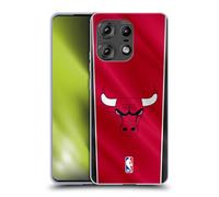 Head Case Designs sous Licence Officielle NBA Bannière Verticale Chicago Bulls Coque en Gel [Protection de Qualité Militaire] Compatible avec Motorola Edge 50 Pro