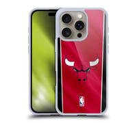 Head Case Designs sous Licence Officielle NBA Bannière Verticale Chicago Bulls Coque en Gel [Protection de Qualité Militaire] Compatible avec Apple iPhone 16 Pro Et Compatible avec MagSafe