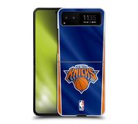 Head Case Designs sous Licence Officielle NBA Bannière Verticale New York Knicks Coque Dure pour l'arrière Compatible avec Motorola Razr 40 / Razr 2023