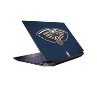 Head Case Designs sous Licence Officielle NBA Bleu Marine New Orleans Pelicans Logo Vinyle Autocollant Peau Autocollant Couverture Compatible avec HP Pavilion 15.6" 15-dk0047TX