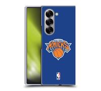 Head Case Designs sous Licence Officielle NBA Bleu New York Knicks Logo Coque Dure pour l'arrière Compatible avec Samsung Galaxy Z Fold6