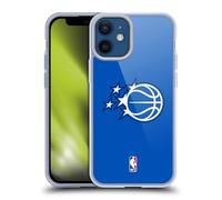 Head Case Designs sous Licence Officielle NBA Bleu Orlando Magic Logo Coque en Gel [Protection de Qualité Militaire] Compatible avec Apple iPhone 12 Mini Et Compatible avec MagSafe
