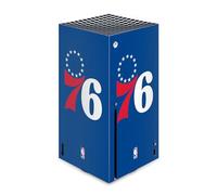 Head Case Designs sous Licence Officielle NBA Bleu Philadelphia 76ers Logo Vinyle Autocollant De Jeu Peau Autocollant Couverture Compatible avec Xbox Series X Console