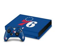 Head Case Designs sous Licence Officielle NBA Bleu Philadelphia 76ers Logo Vinyle Autocollant De Jeu Peau Autocollant Couverture Compatible avec Xbox One X Console and Controller Bundle