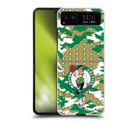 Head Case Designs sous Licence Officielle NBA Camouflage Boston Celtics Coque Dure pour l'arrière Compatible avec Motorola Razr 40 / Razr 2023