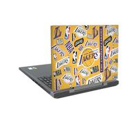 Head Case Designs sous Licence Officielle NBA Collage Autocollants Los Angeles Lakers Vinyle Autocollant Peau Autocollant Couverture Compatible avec Dell Inspiron 15 7000 P65F