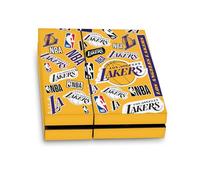 Head Case Designs sous Licence Officielle NBA Collage Autocollants Los Angeles Lakers Vinyle Autocollant De Jeu Peau Autocollant Couverture Compatible avec Sony PlayStation 4 PS4 Console