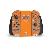 Head Case Designs sous Licence Officielle NBA Collage Autocollants New York Knicks Vinyle Autocollant De Jeu Peau Autocollant Couverture Compatible avec Nintendo Switch Joy-Con Controller