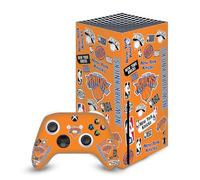 Head Case Designs sous Licence Officielle NBA Collage Autocollants New York Knicks Vinyle Autocollant De Jeu Peau Autocollant Couverture Compatible avec Xbox Series X