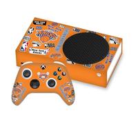 Head Case Designs sous Licence Officielle NBA Collage Autocollants New York Knicks Vinyle Autocollant De Jeu Peau Autocollant Couverture Compatible avec Xbox Series S Console and Controller Bundle