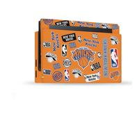 Head Case Designs sous Licence Officielle NBA Collage Autocollants New York Knicks Vinyle Autocollant De Jeu Peau Autocollant Couverture Compatible avec Nintendo Switch Console & Dock