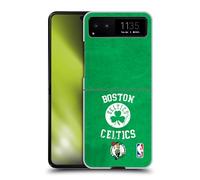 Head Case Designs sous Licence Officielle NBA Délavé Boston Celtics Coque Dure pour l'arrière Compatible avec Motorola Razr 40 / Razr 2023