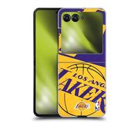 Head Case Designs sous Licence Officielle NBA Demi Surdimensionné Los Angeles Lakers Coque Dure pour l'arrière Compatible avec Razr 40 Ultra/Razr+ 2023