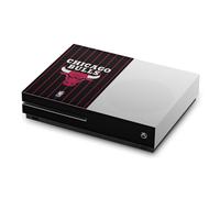 Head Case Designs sous Licence Officielle NBA Design À Fines Rayures Noir Chicago Bulls Logo Vinyle Autocollant De Jeu Peau Autocollant Couverture Compatible avec Xbox One S Console