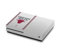 Head Case Designs sous Licence Officielle NBA Design Blanc Chicago Bulls Logo Vinyle Autocollant De Jeu Peau Autocollant Couverture Compatible avec Xbox One S Console