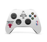 Head Case Designs sous Licence Officielle NBA Design Blanc Chicago Bulls Logo Vinyle Autocollant De Jeu Peau Autocollant Couverture Compatible avec Xbox Series X/S Controller