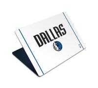 Head Case Designs sous Licence Officielle NBA Design Blanc Dallas Mavericks Logo Vinyle Autocollant Peau Autocollant Couverture Compatible avec Apple MacBook Air 15" M2 2023